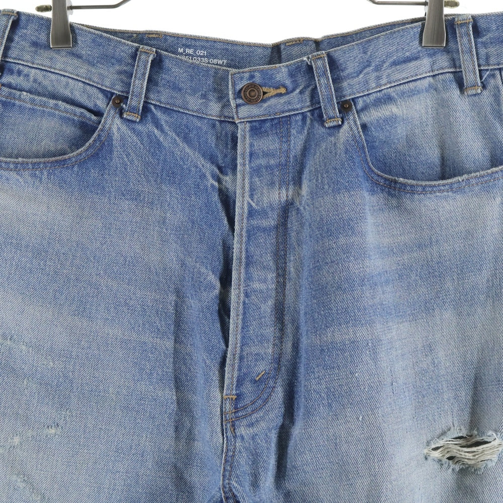 CELINE(セリーヌ) ウェスリーデトロイトジーンズ ダメージ加工デニムパンツ N851 033S 08WT インディゴ