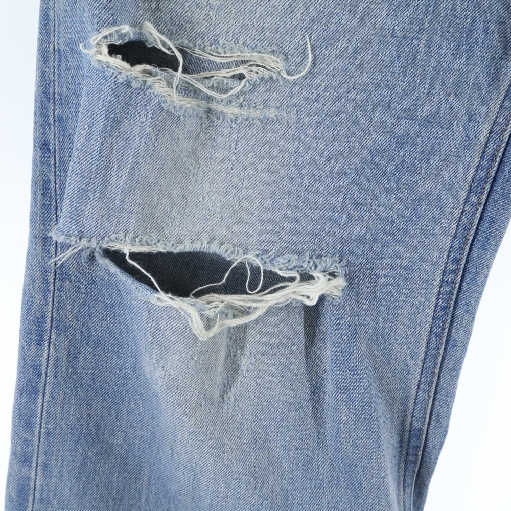 CELINE(セリーヌ) ウェスリーデトロイトジーンズ ダメージ加工デニムパンツ N851 033S 08WT インディゴ