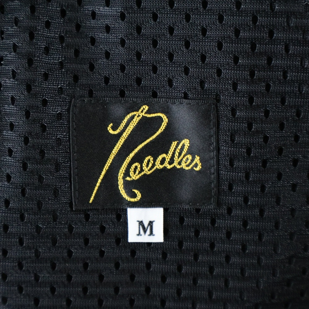 Needles(ニードルス) Zipped Track Pant Poly Smooth PU276 ジップド サイドライン トラックパンツ ブラック