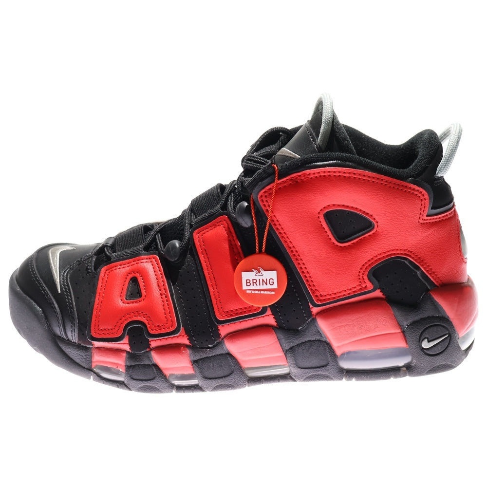 NIKE(ナイキ) AIR MORE UPTEMPO 96 DJ4400-001 エアモアアップテンポ ハイカットスニーカー シューズ ブラック/レッド/ネイビー US10/28cm