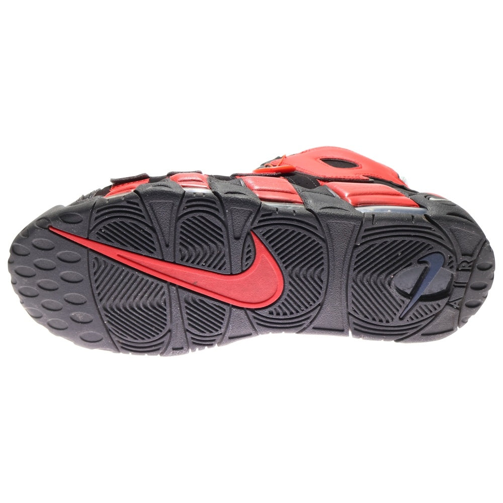 NIKE(ナイキ) AIR MORE UPTEMPO 96 DJ4400-001 エアモアアップテンポ ハイカットスニーカー シューズ ブラック/レッド/ネイビー US10/28cm