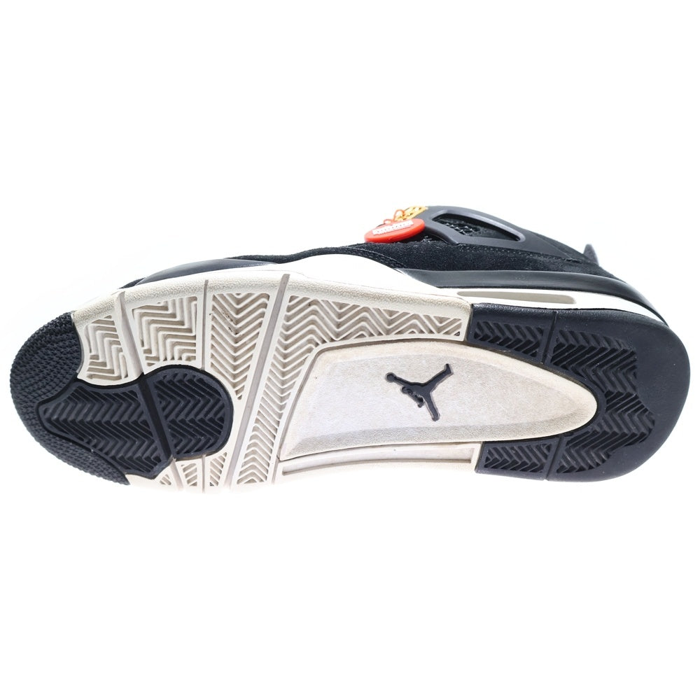 NIKE(ナイキ) AIR JORDAN 4 RETRO ROYALTY 308497-032 エアジョーダン4 レトロ ロイヤルティ ハイカットスニーカー シューズ ブラック/ゴールド US10/28cm