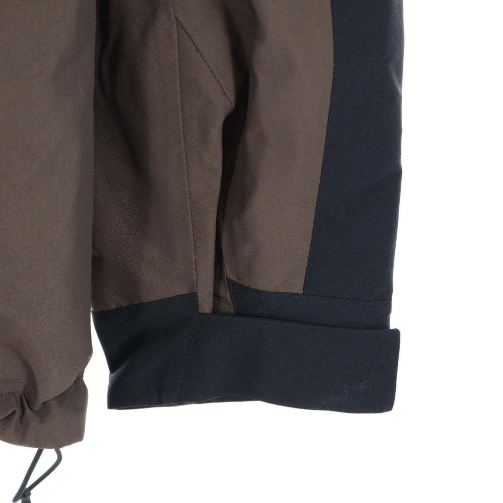 THE NORTH FACE(ザノースフェイス) MOUNTAIN JACKET GORE-TEX NP61800 マウンテンジャケット ゴアテックス ロゴ フーデッドナイロンジャケット ブラウン/ブラック