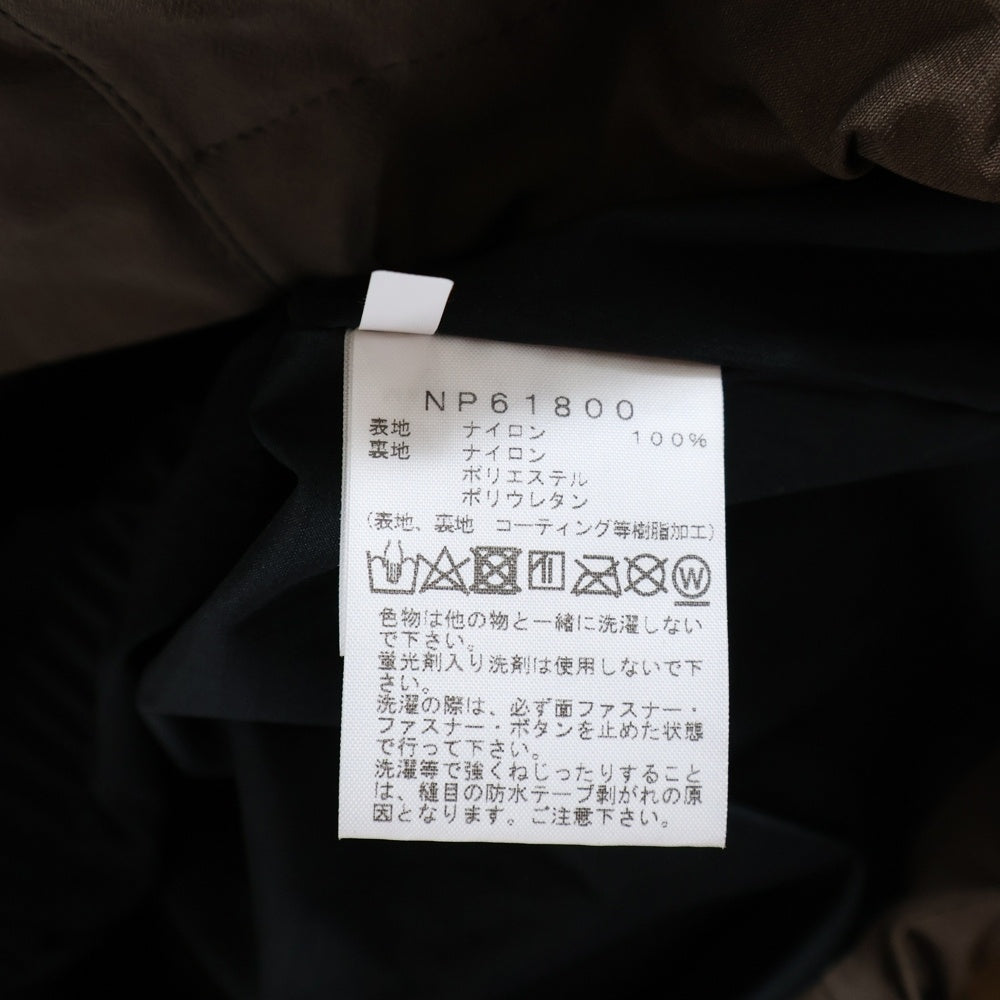 THE NORTH FACE(ザノースフェイス) MOUNTAIN JACKET GORE-TEX NP61800 マウンテンジャケット ゴアテックス ロゴ フーデッドナイロンジャケット ブラウン/ブラック