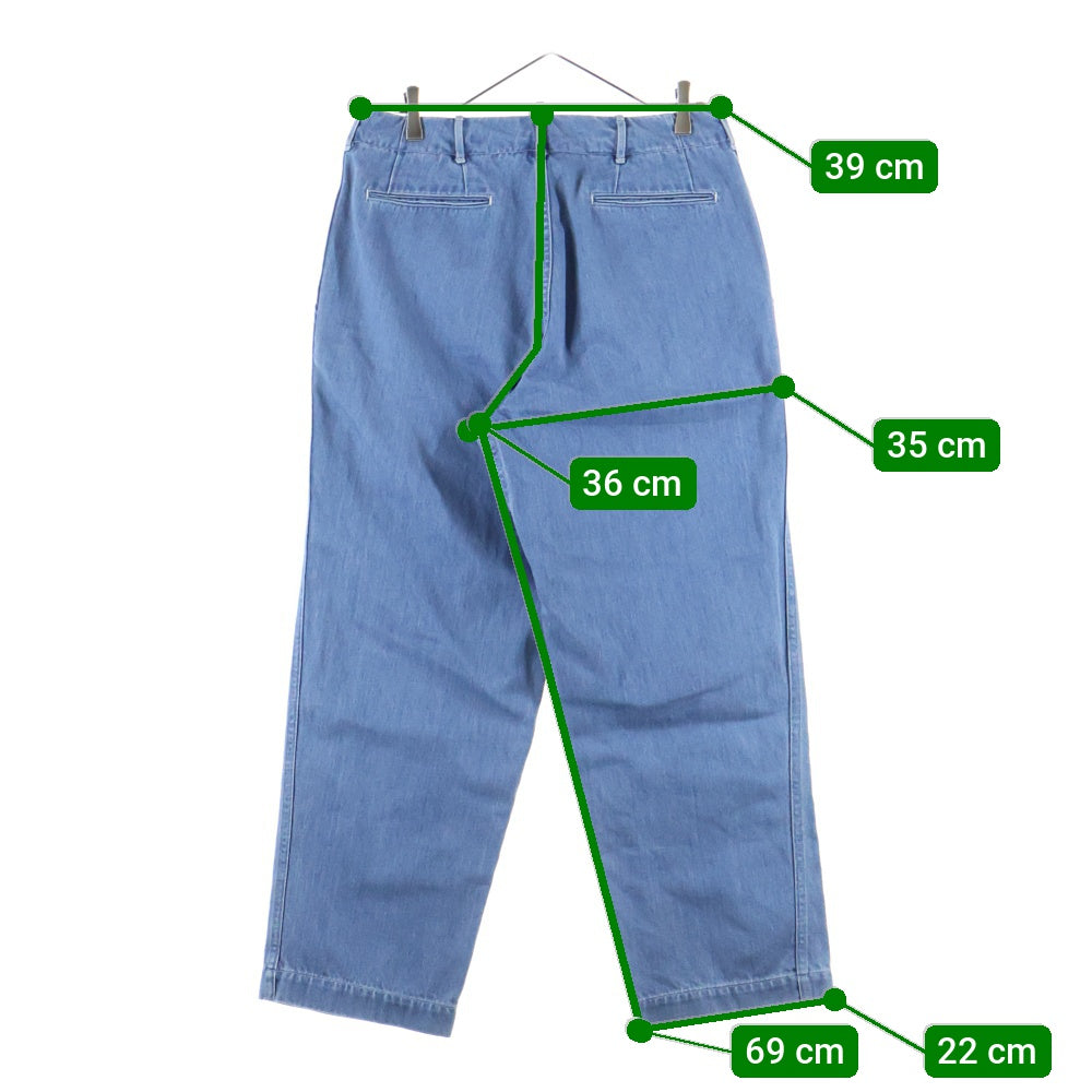 nanamica(ナナミカ) Wide Denim Pants ワイドデニムパンツ ジーンズ インディゴ SUCS306