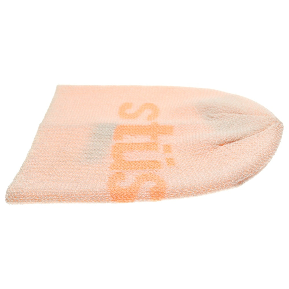 STUSSY(ステューシー) 24SS Helvetica UV Skullca 1321210 ロゴ ニットキャップ ビーニー ニット帽 帽子 オレンジ