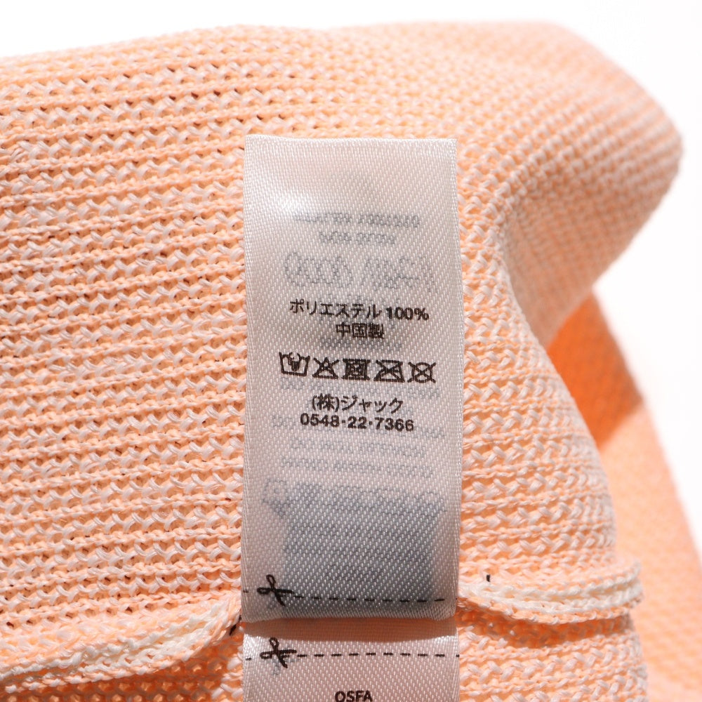 STUSSY(ステューシー) 24SS Helvetica UV Skullca 1321210 ロゴ ニットキャップ ビーニー ニット帽 帽子 オレンジ