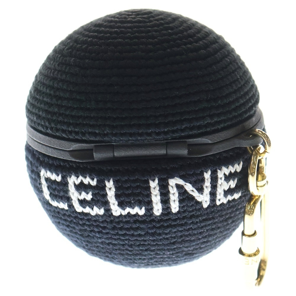 CELINE(セリーヌ) 21AW Airpods Pro Case Ball in Crochet エアポッズ プロ クロシェット ケース ブラック