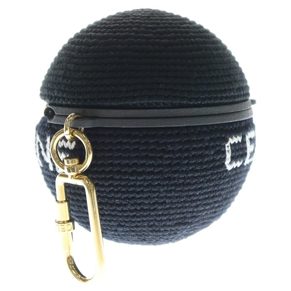 CELINE(セリーヌ) 21AW Airpods Pro Case Ball in Crochet エアポッズ プロ クロシェット ケース ブラック