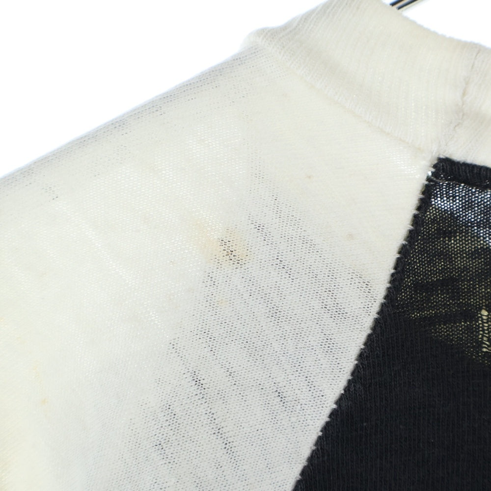 VINTAGE(ヴィンテージ) 80S VINTAGE RUSH MOVING PICTURES TOUR TEE ネックラグラン七分袖Tシャツカットソー バンT パキスタン綿 FANTASYタグ