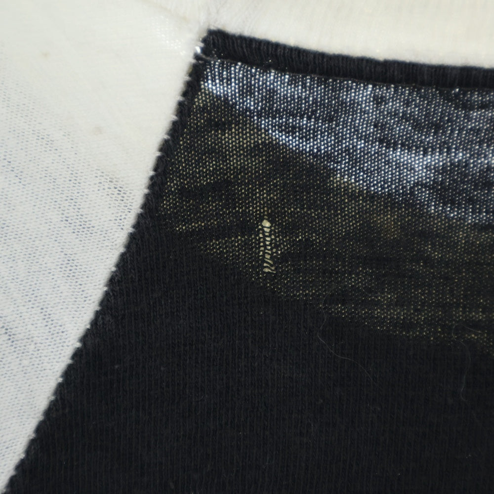 VINTAGE(ヴィンテージ) 80S VINTAGE RUSH MOVING PICTURES TOUR TEE ネックラグラン七分袖Tシャツカットソー バンT パキスタン綿 FANTASYタグ