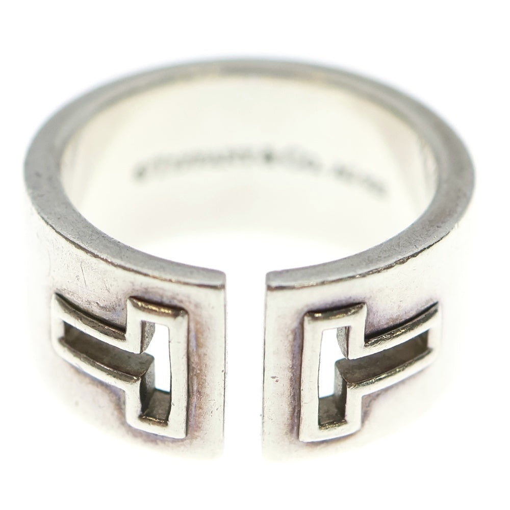 TIFFANY&Co. ティファニー T カット アウト リング 10号 925 TIFFANY & Co.(ティファニー) Tカットアウト リング シルバー
