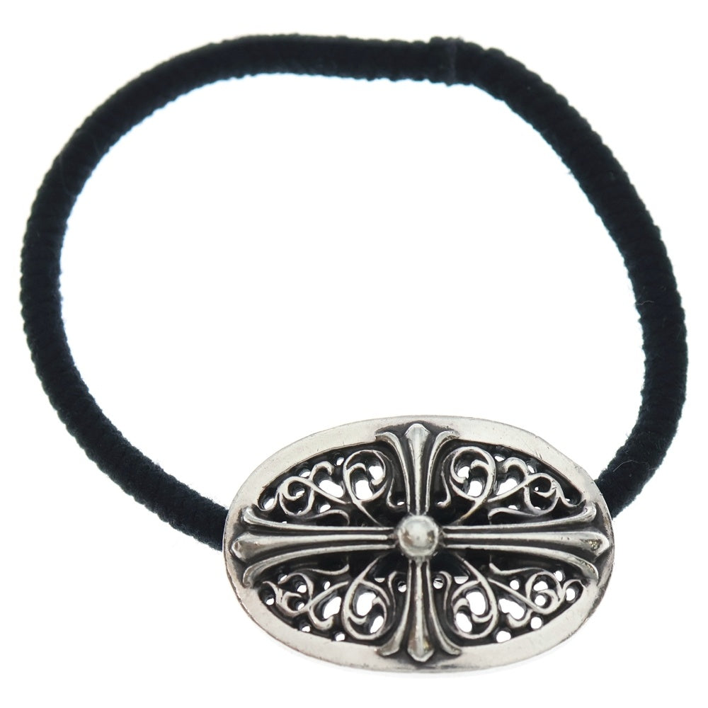 CHROME HEARTS(クロムハーツ) HAIRBAND クラシックオーバル ヘアバンド ヘアゴムコンチョ シルバー