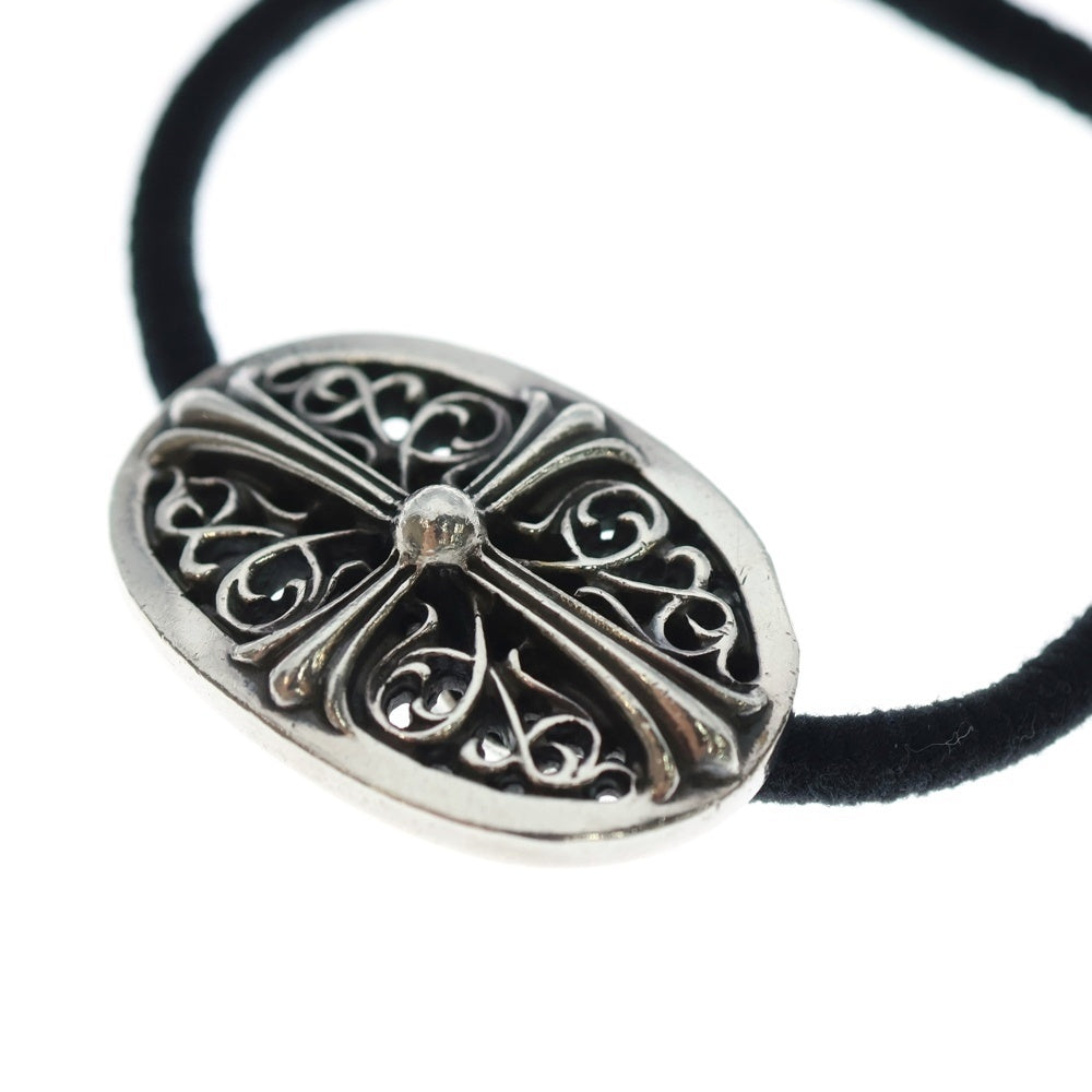 CHROME HEARTS(クロムハーツ) HAIRBAND クラシックオーバル ヘアバンド ヘアゴムコンチョ シルバー