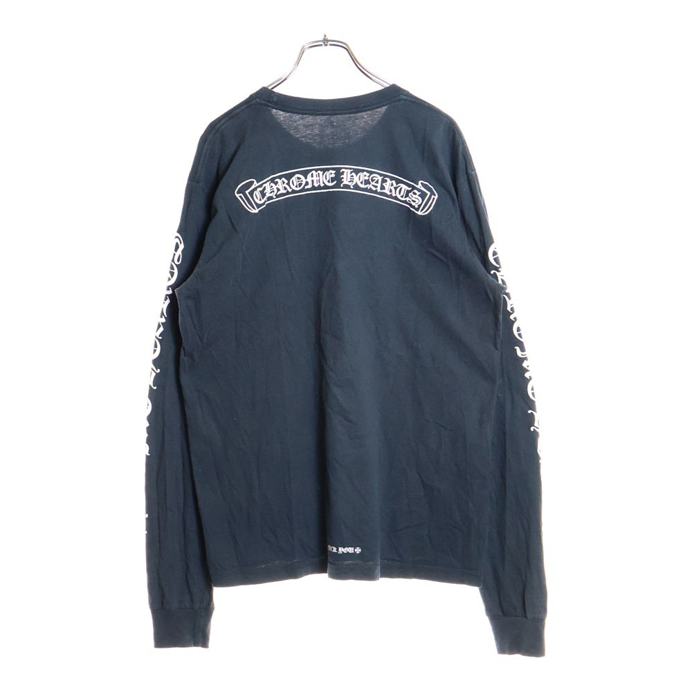 CHROME HEARTS(クロムハーツ) Back Scroll Label Logo Long Sleeve Tee