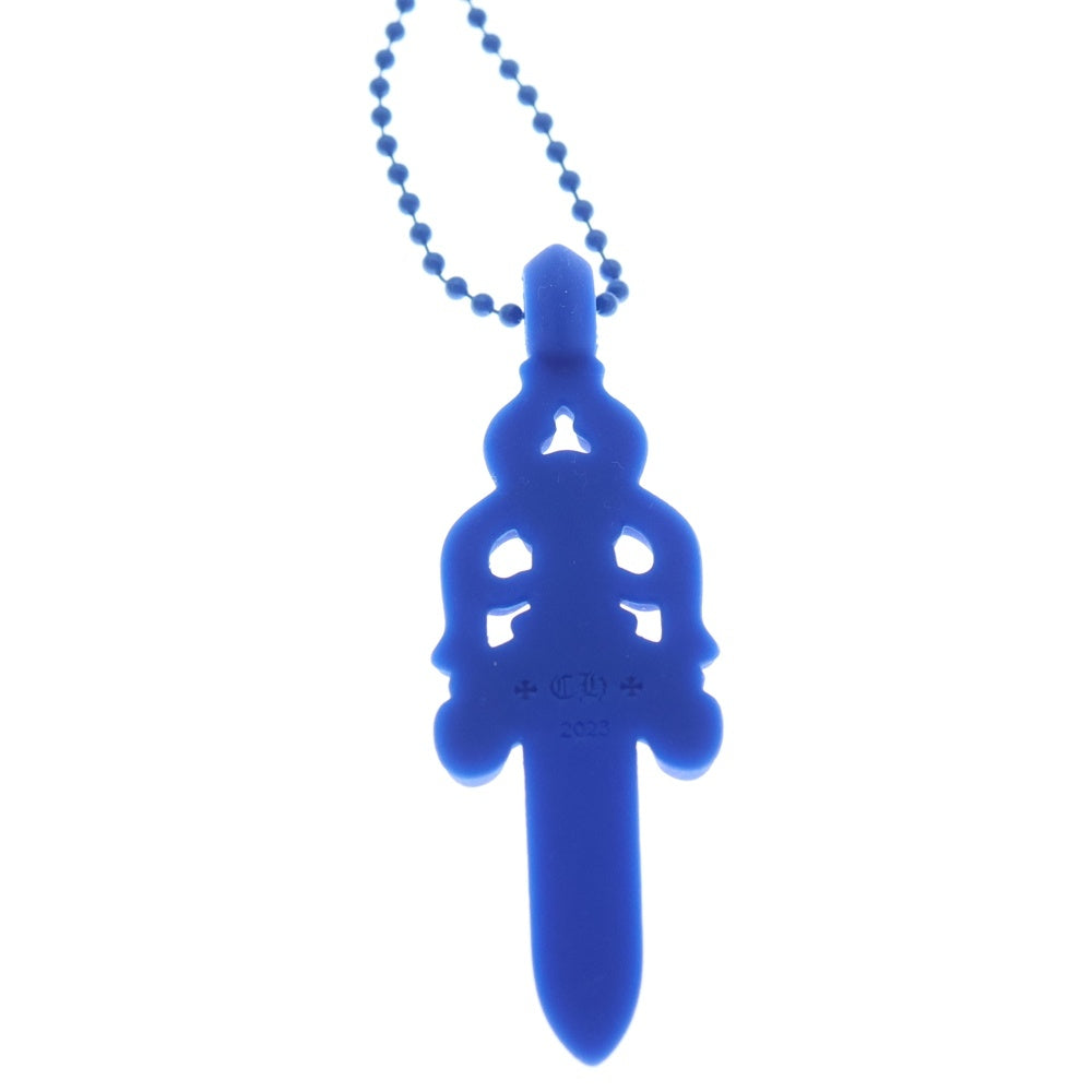 CHROME HEARTS(クロムハーツ) RUBBER LARGE DAGGER ラバーラージダガー シリコンラバーネックレス ブルー