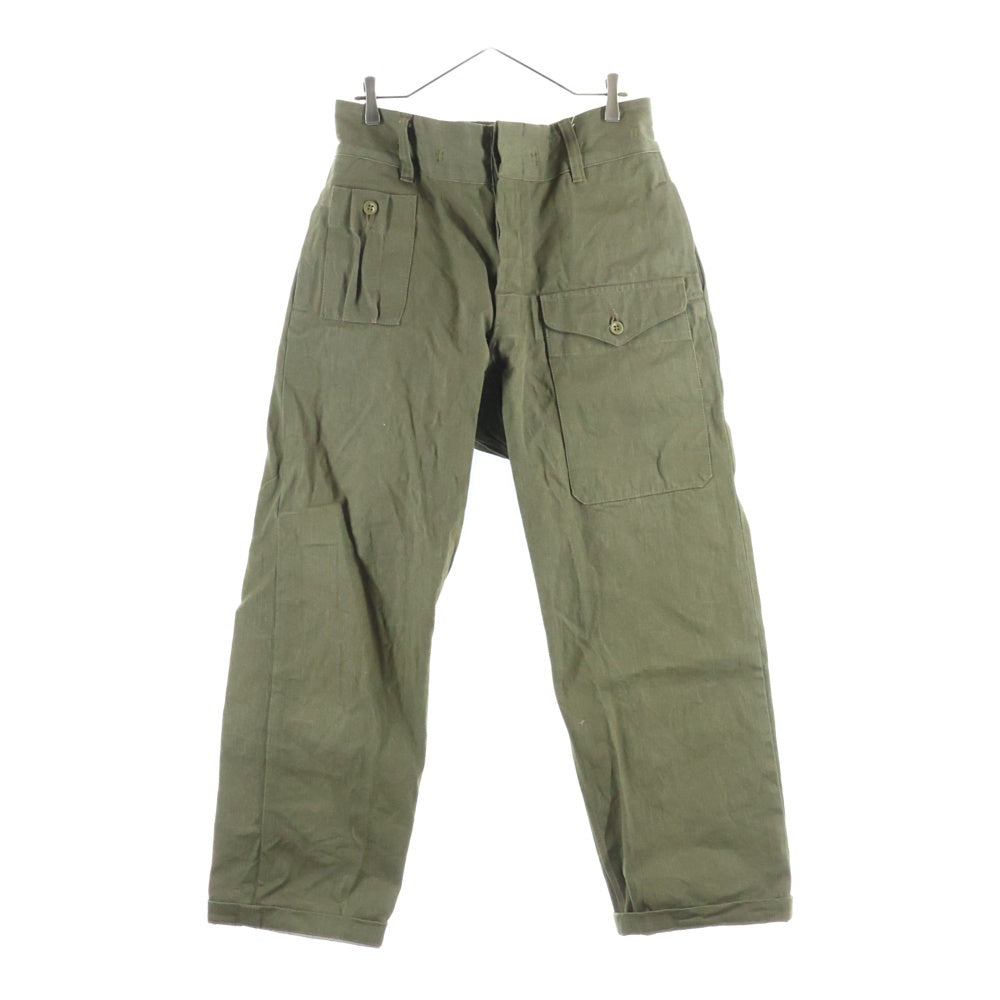 WAIPER.inc(ワイパー) 1950's MADE OF KAIHARA DENIM WP1017 イギリス軍 ヴィンテージ グリーンデニム トラウザーパンツ グリーン