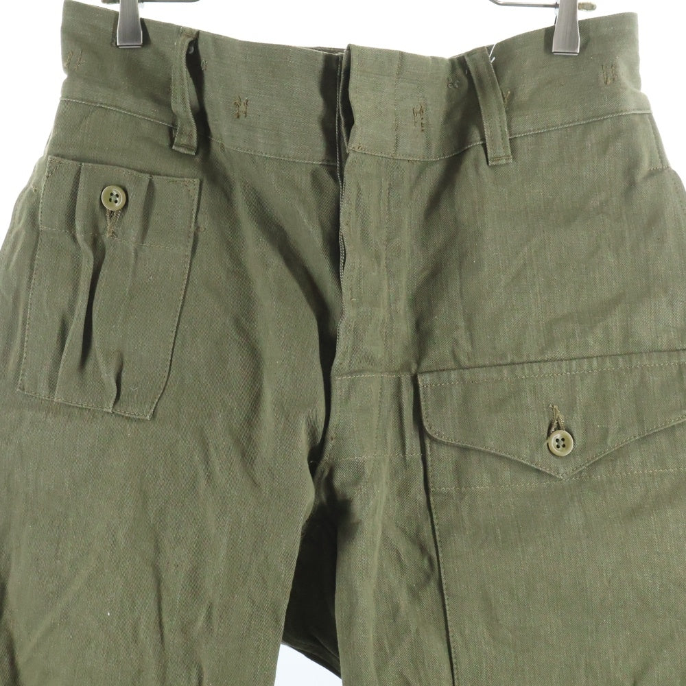 WAIPER.inc(ワイパー) 1950's MADE OF KAIHARA DENIM WP1017 イギリス軍 ヴィンテージ グリーンデニム トラウザーパンツ グリーン