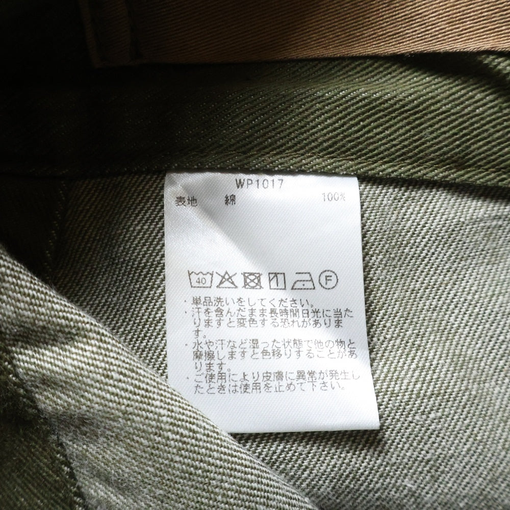 WAIPER.inc(ワイパー) 1950's MADE OF KAIHARA DENIM WP1017 イギリス軍 ヴィンテージ グリーンデニム トラウザーパンツ グリーン