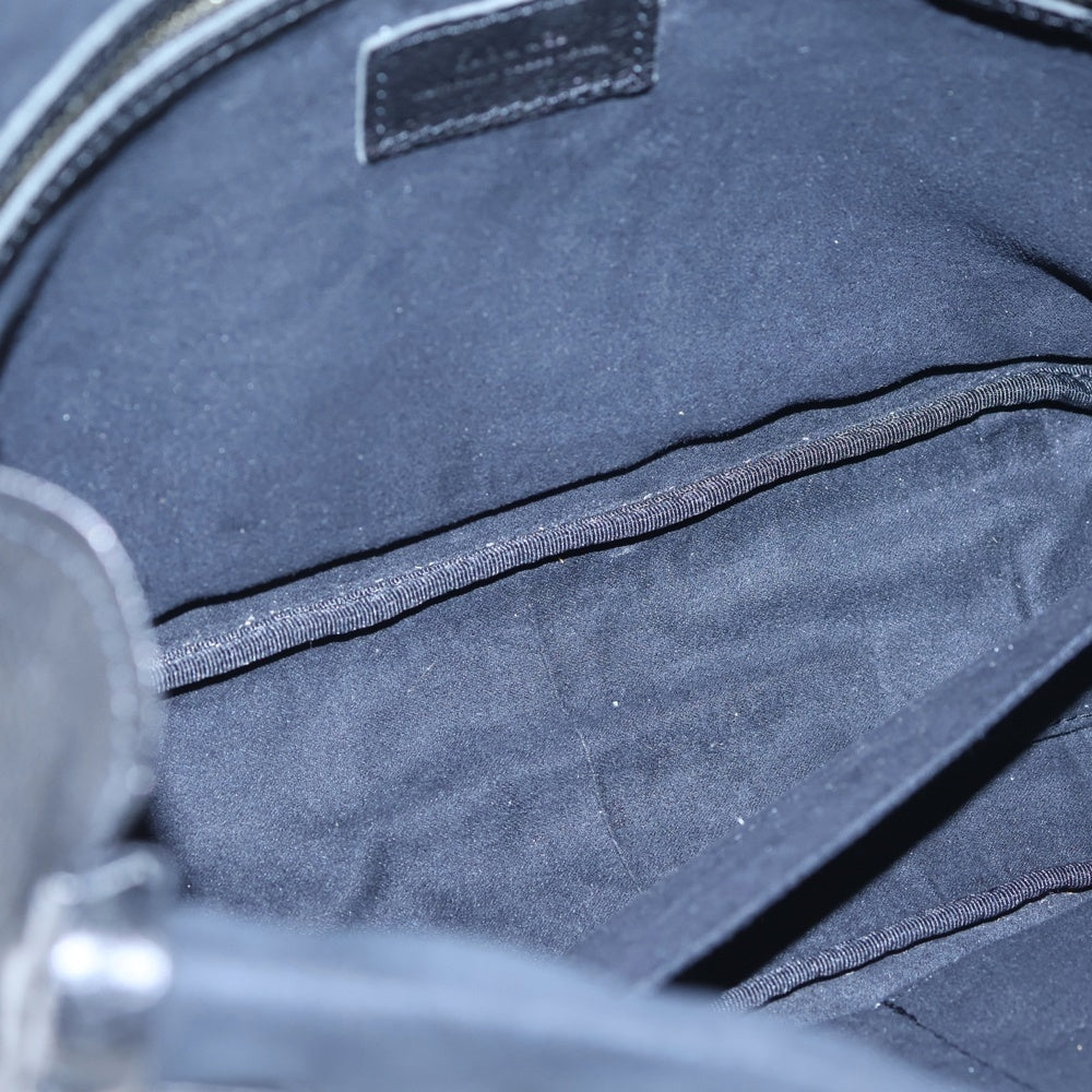 SLOW&CO(スロウ アンド コウ) 24AW Shrink Gasmask Shoulder Bag L ガスマスク ショルダーバッグ レザーバッグ ブラック レディース
