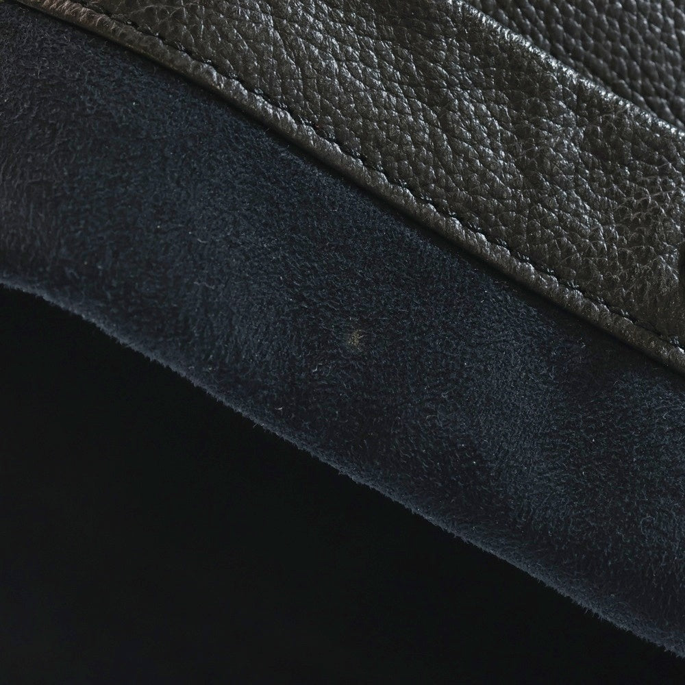 SLOW&CO(スロウ アンド コウ) 24AW Shrink Gasmask Shoulder Bag L ガスマスク ショルダーバッグ レザーバッグ ブラック レディース