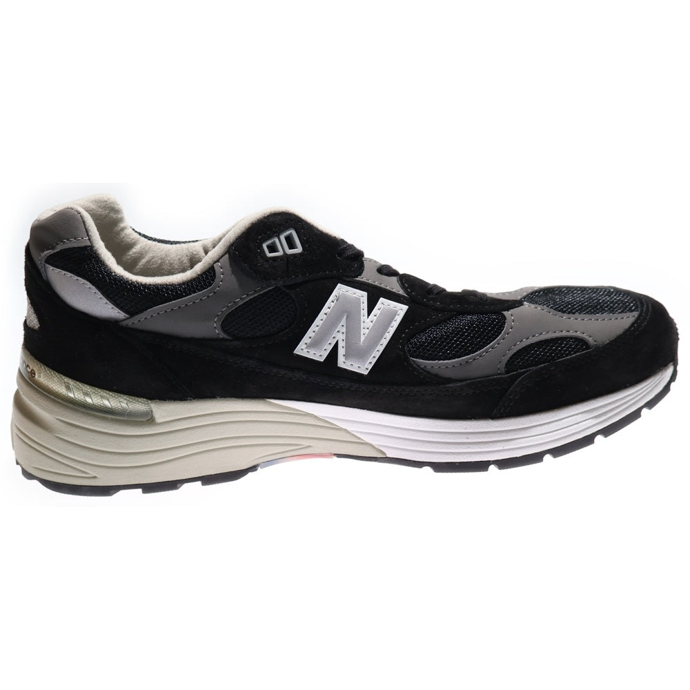 New Balance(ニューバランス) 992 Suede Mesh Low Cut Sneaker U992BK スエード メッシュ ローカットスニーカー ブラック/グレー US9/27cm