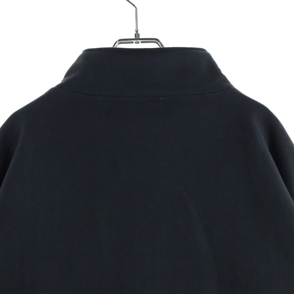 Healthknit(ヘルスニット) ×niko and... Logo Zip Sweatshirt 4FZSCS/MN 134628 ×ニコアンド ロゴ フルジップアップ スウェット ブルゾン ブラック