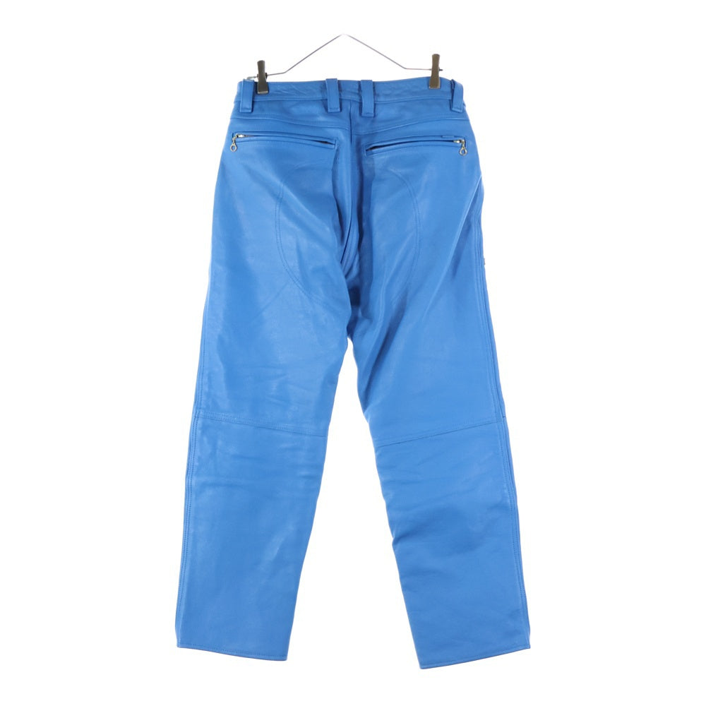SUPREME(シュプリーム) 17AW×Vanson Leather Bones Pant ×バンソン ボーンレザーレーシングパンツ ブルー