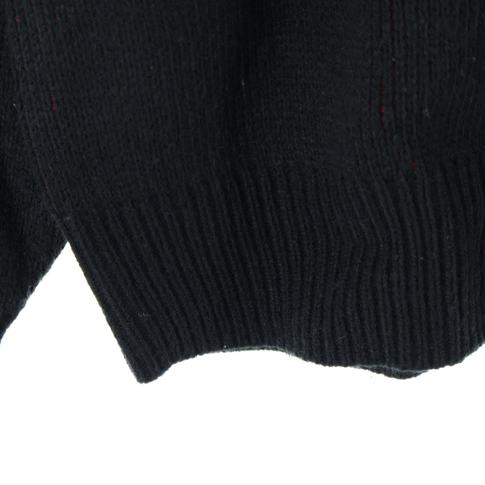 SUPREME(シュプリーム) 21AW ×THRASHER Sweater ×スラッシャー ジャガードロゴ クルーネックニットセーター ブラック