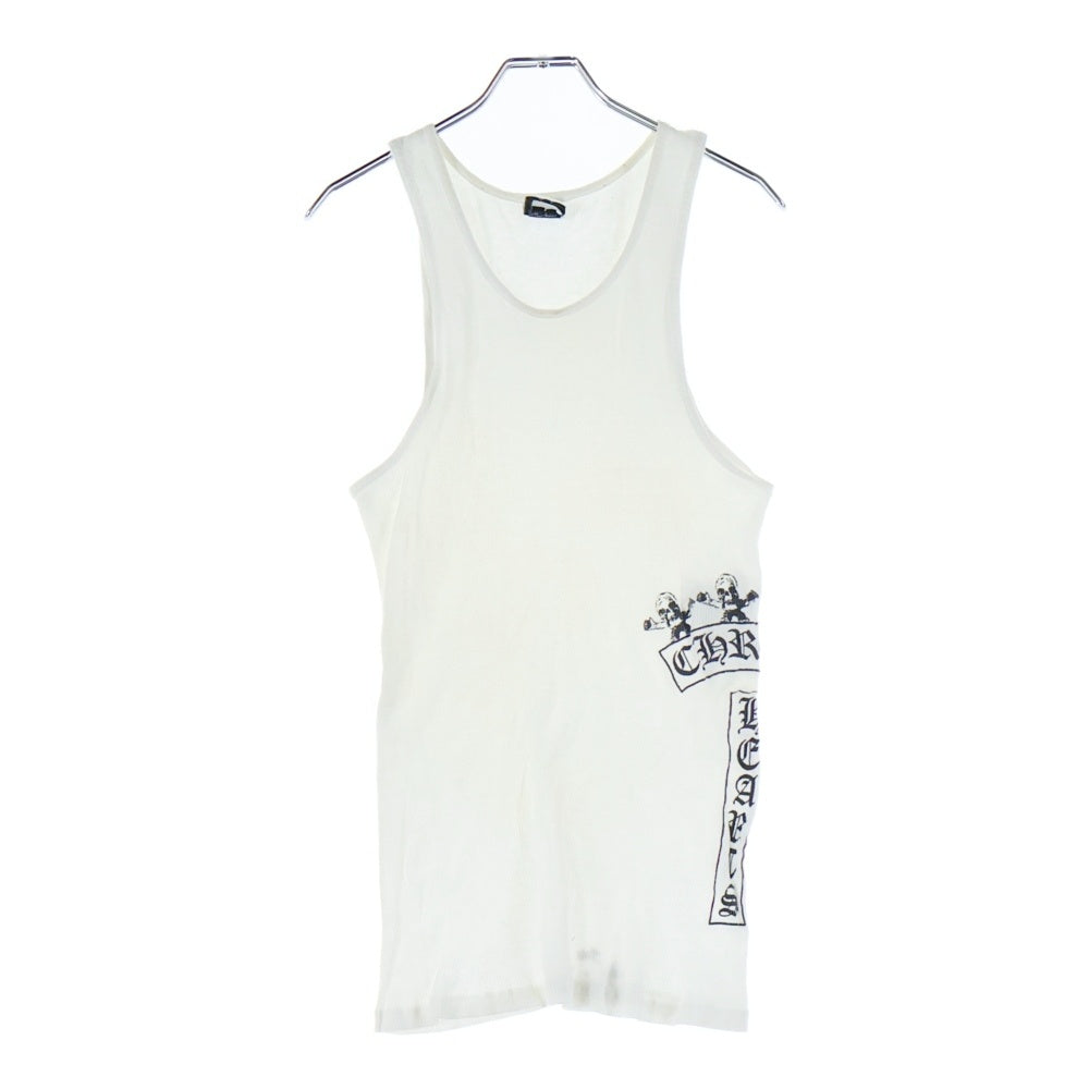 クロムハーツ タンクトップFOTI CHROME HEARTS(クロムハーツ) OLD FOTI ロゴプリントタンクトップ ホワイト
