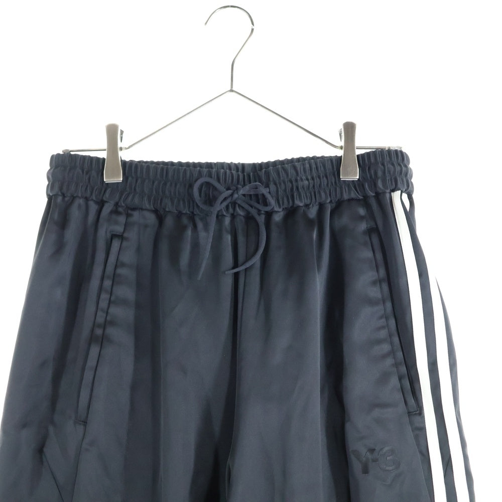 Y-3(ワイスリー) 3-STRIPES WIDE NYLON PANTS IP5589 スリーストライプ ワイドナイロンパンツ ブラック