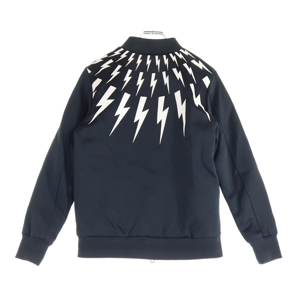 Neil Barrett(ニール バレット) サンダーボルドボンバージャケット ジップアップジャケット ブラック 016204 レディース