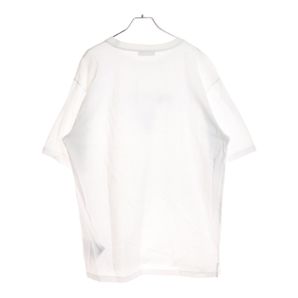 PRADA(プラダ) 22SS EMBOSS LOGO PRINT TEE エンボスロゴプリント半袖カットソー Tシャツ ホワイト UJN815 S221 1052