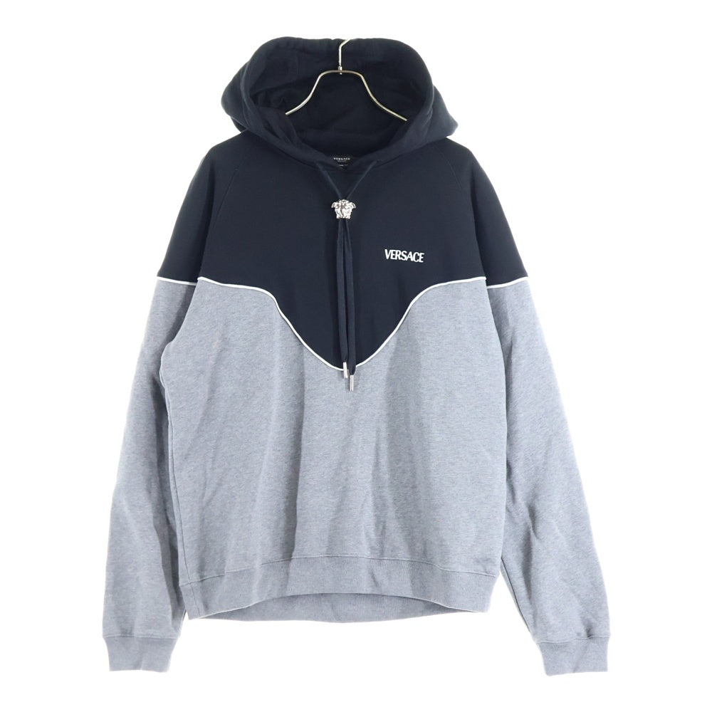【美品】VERSACE ヴェルサーチ　ベルサーチ　パーカー　プルオーバー 中古・古着通販】VERSACE (ヴェルサーチ) プルオーバーパーカー