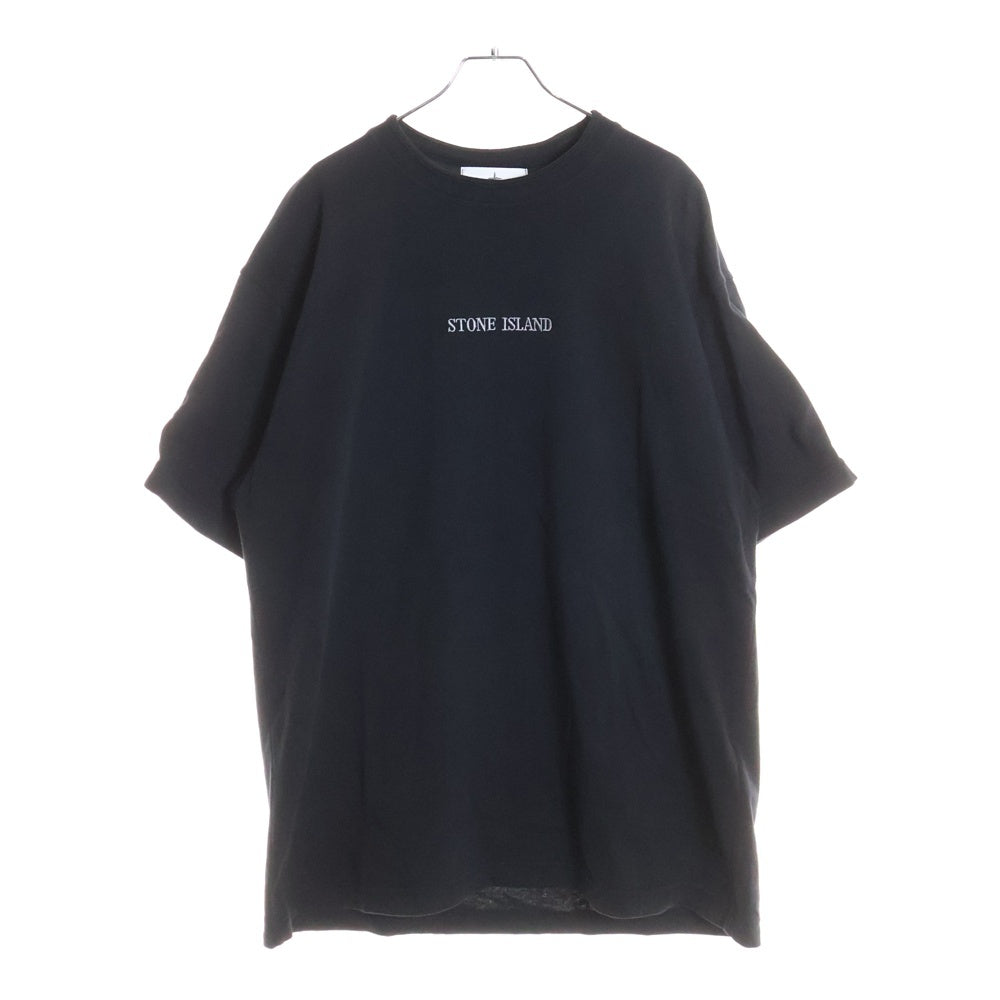 STONE ISLAND(ストーンアイランド) LOGO T-SHIRTS ロゴ刺繍半袖カットソー Tシャツ ブラック 811520479