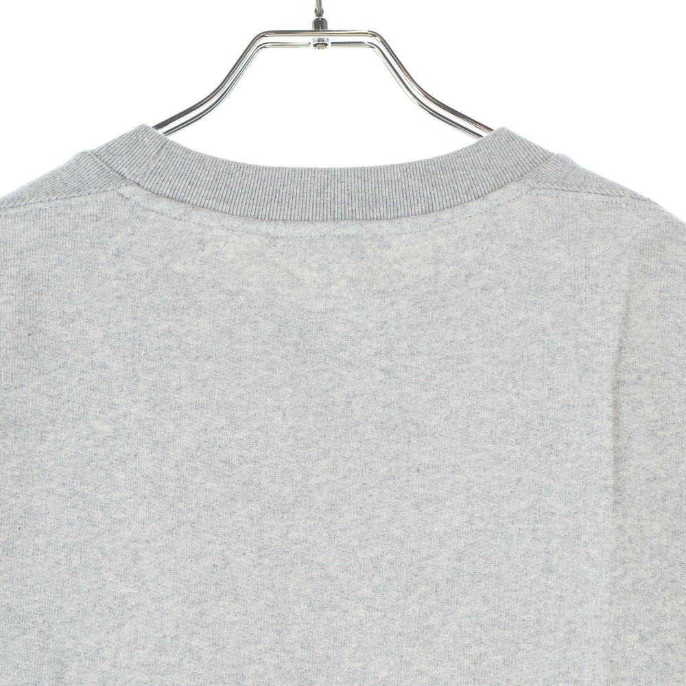 JIL SANDER(ジルサンダー) LOGO SWEAT T-SHIRTS ロゴ刺繍半袖スウェットTシャツ 半袖カットソー グレー J47GC0110