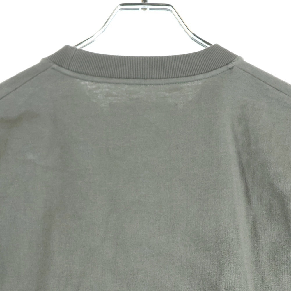 JIL SANDER(ジルサンダー) LOGO PRINT OVER SIZE T-SHIRTS ロゴプリントオーバーサイズ半袖カットソー Tシャツ カーキ J21GC0001
