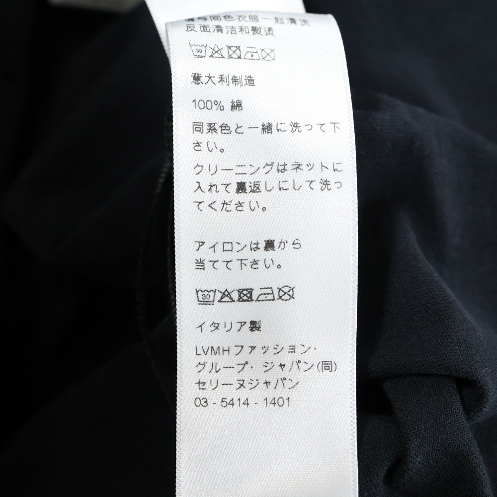 CELINE(セリーヌ) LOGO PRINT S/S T-SHIRTS ロゴプリント半袖カットソー Tシャツ ブラック RX0BO671Q