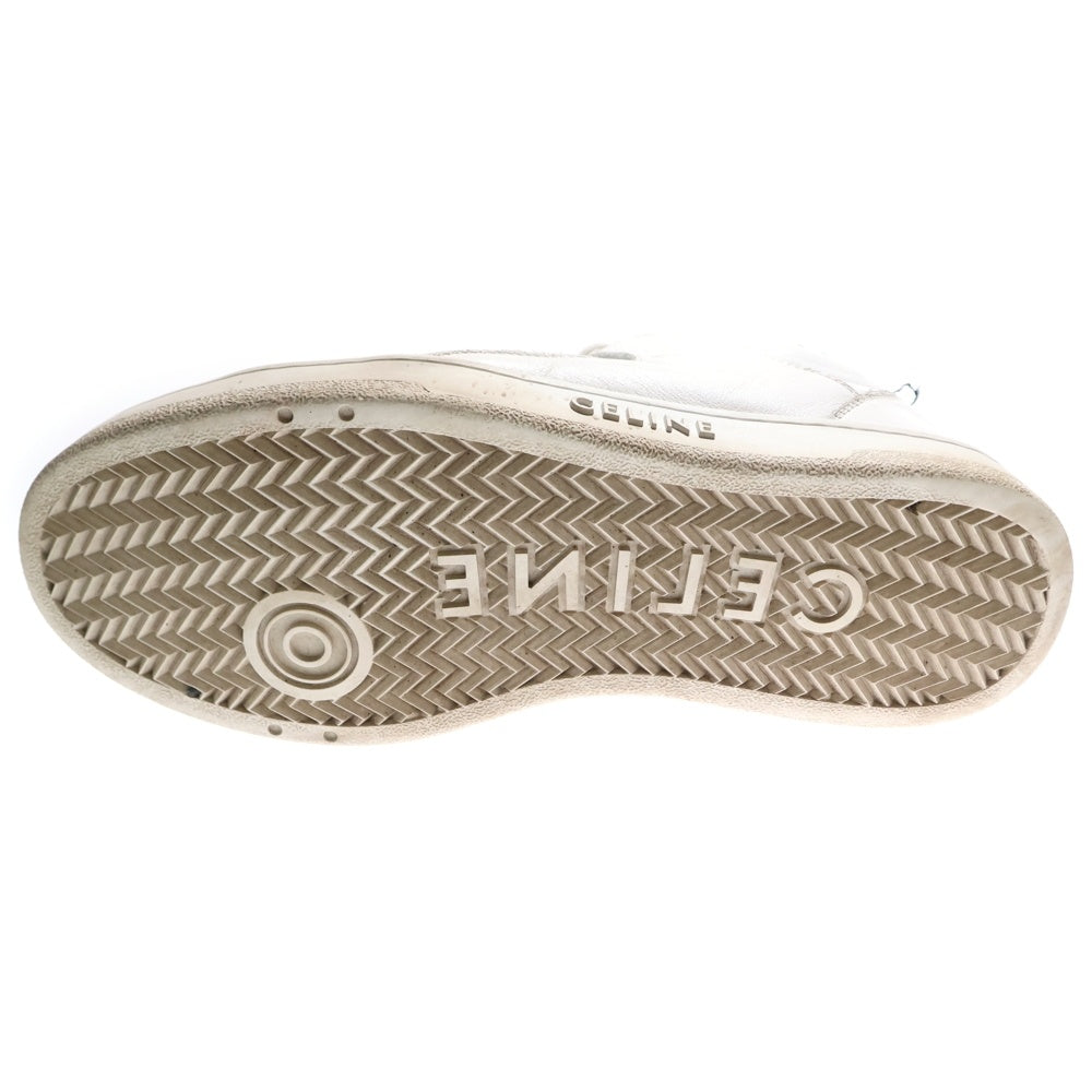 CELINE(セリーヌ) CT-02 ベルクロストラップミッドカットスニーカー シューズ ホワイト/ブラック