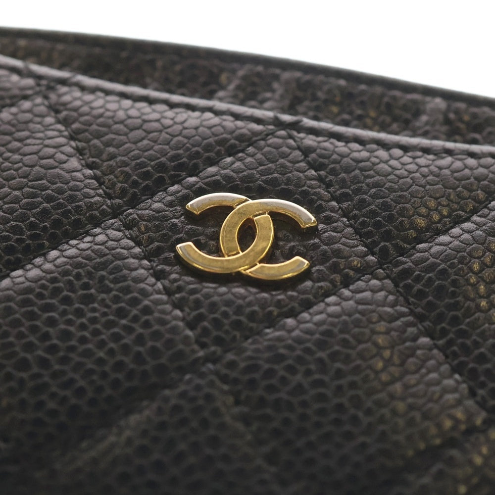 CHANEL(シャネル) マトラッセ カードケース クラシック ココマークレザー ブラック