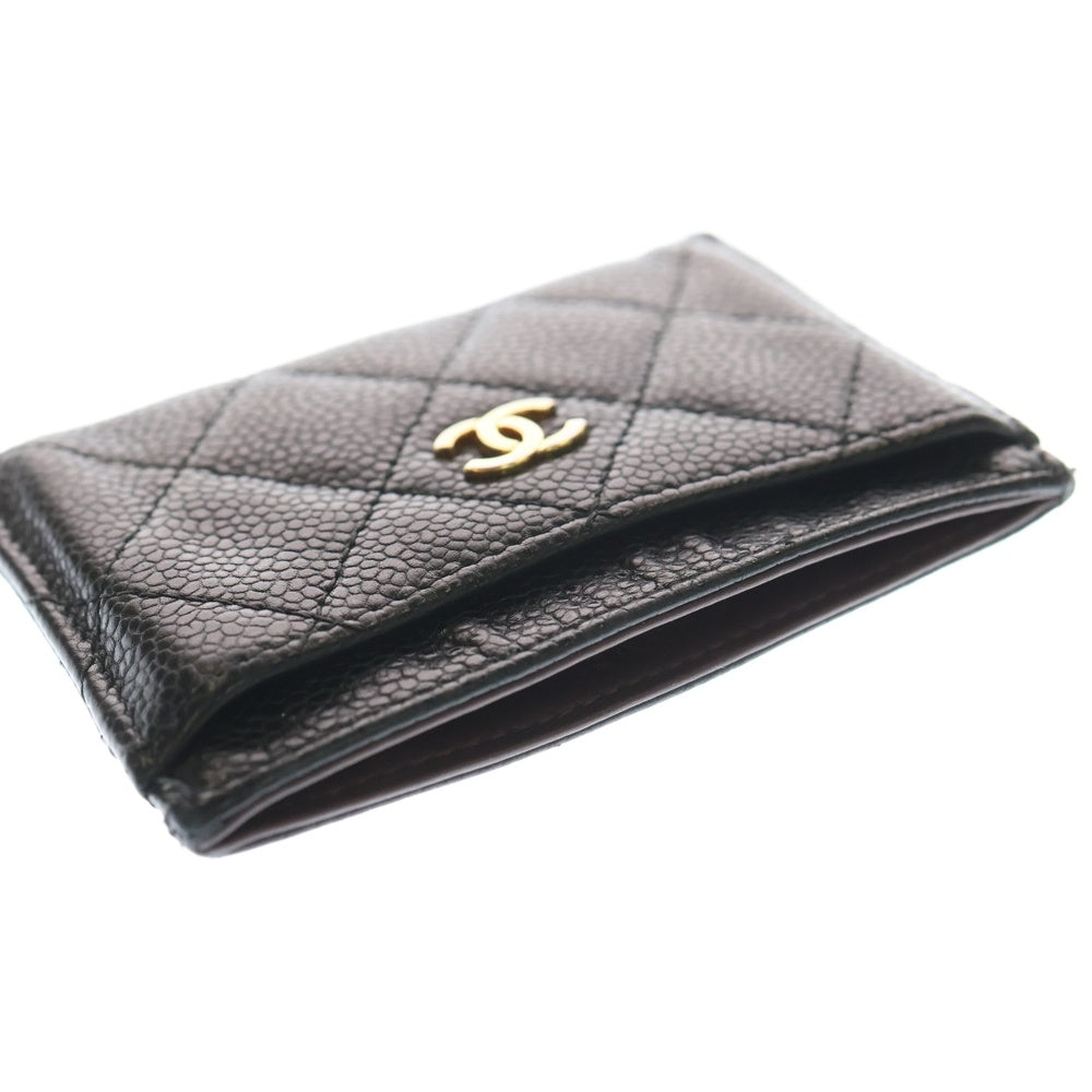 CHANEL(シャネル) マトラッセ カードケース クラシック ココマークレザー ブラック