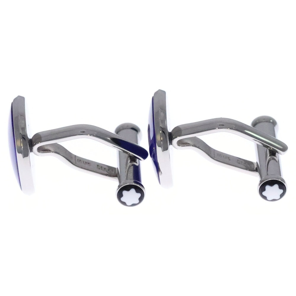 MONTBLANC(モンブラン) スター ラウンド型カフリンクス ブルー/ブラック レディース