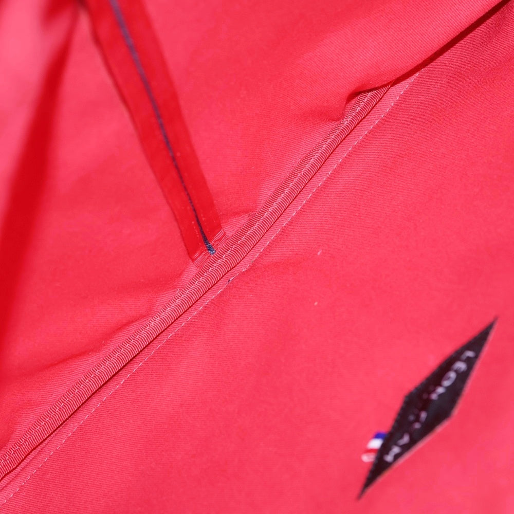 NO BRAND(ノーブランド) LEON FLAM(レオンフラム) SAC 21H デニムレザー切り替えビジネスバッグ ネイビー/ブラウン