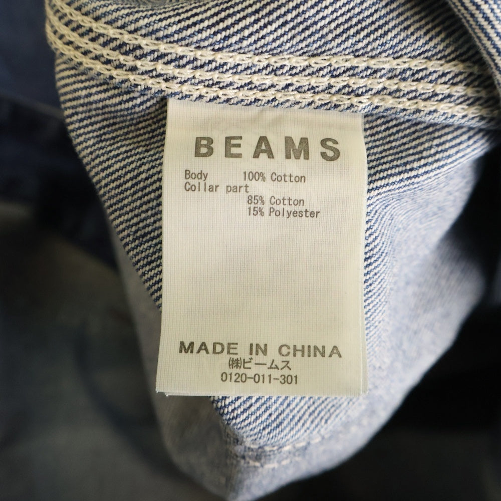 BEAMS(ビームス) 22AW ルーズフィット カバーオール デニムジャケット インディゴ 11-18-0022-791