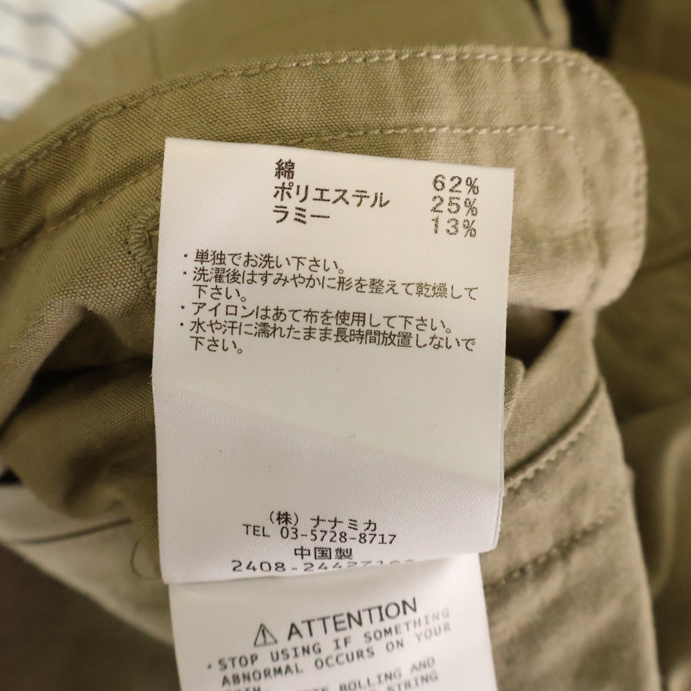 nanamica(ナナミカ) 25SS Tuck Club Pants S25SC071 ワイドストレートカット 1タックパンツ