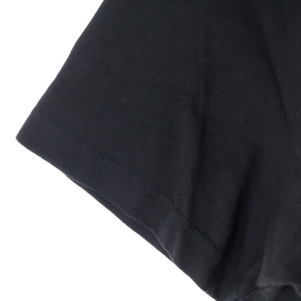 MLVINCE(メルヴィンス) Classic Logo Tee フロントワンポイントロゴクルーネック半袖Tシャツカットソー ブラック