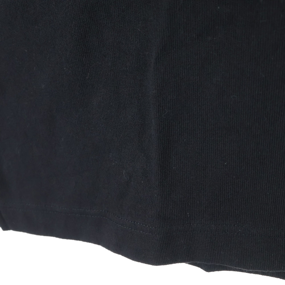 MLVINCE(メルヴィンス) Classic Logo Tee フロントワンポイントロゴクルーネック半袖Tシャツカットソー ブラック