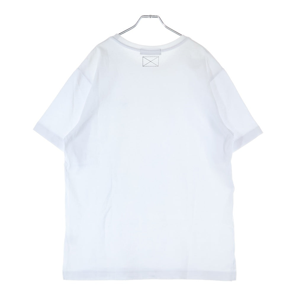 MLVINCE(メルヴィンス) Classic Logo Tee フロントワンポイントロゴクルーネック半袖Tシャツカットソー ホワイト