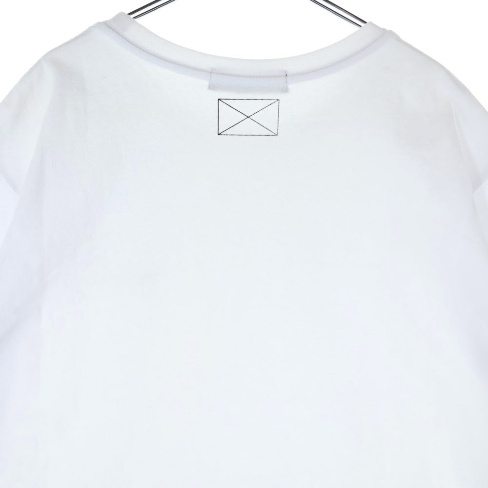 MLVINCE(メルヴィンス) Classic Logo Tee フロントワンポイントロゴクルーネック半袖Tシャツカットソー ホワイト