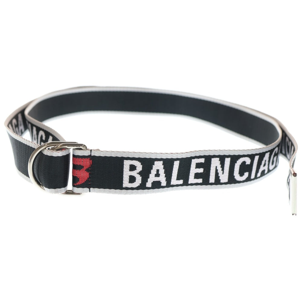 BALENCIAGA(バレンシアガ) D RING BELT 703137 210AA Dリングロゴベルト ブラック